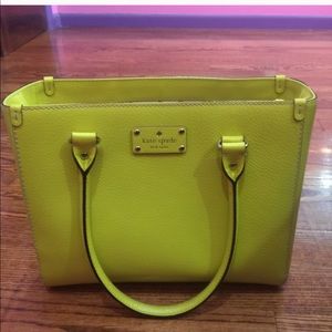 Kate Spade Bright Yellow Handbag
